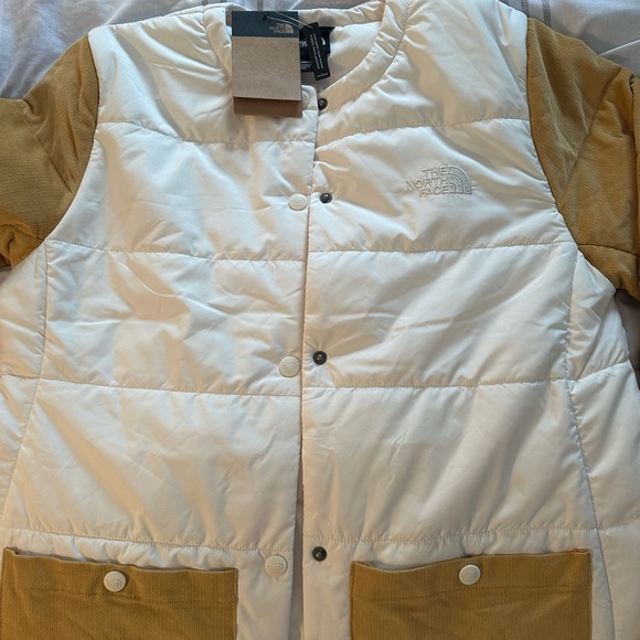 The North Face Women's Harway Collarless Midi Jacket Antelope Tan Size Large NWT - Picture 2 of 8